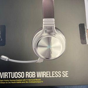 Brand new never used Corsair virtuoso RGB Wireless SE